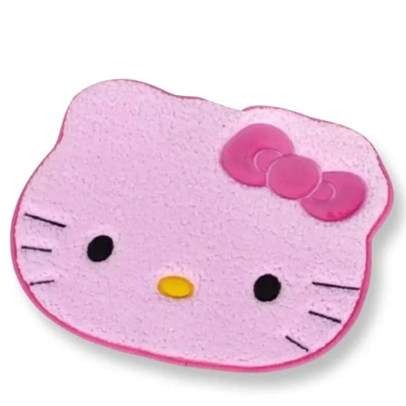 Hello Kitty Large Plush Bath Mat/Area Rug 33"wide x 27"tall - Picture 3 of 6
